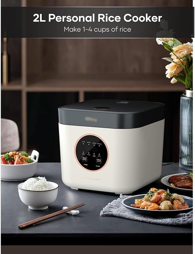 GRFIT Smart Mini Rice Cooker 24-H Delay Timer Auto Keep Warm Nonstick Inner Pot for Soft White Rice Porridge jinyi2016SHOP-1998