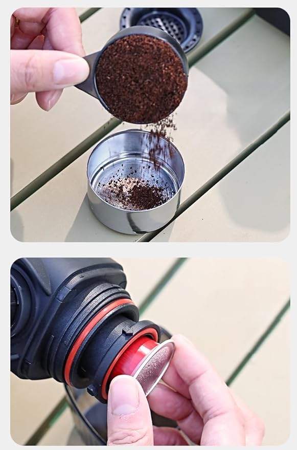 Car Portable Hand-press Coffee Maker for Toyota Avalon 2000-2022 Vehicle Coffee Machines Automobile Espresso Machines Handheld Coffee Machine