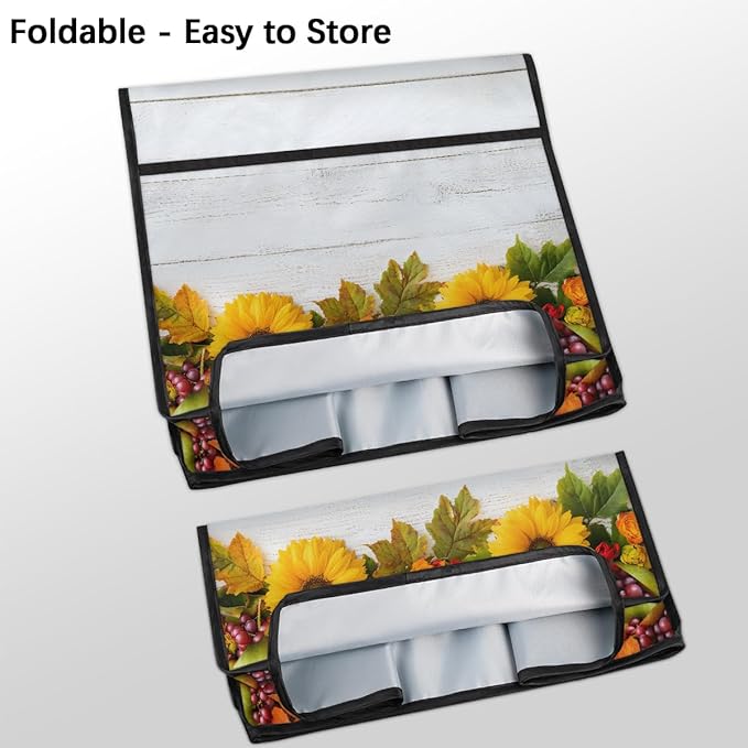 cfpolar Kitchen Aid Mixer Cover Compatible with 6-8 Quarts Pumpkin Sunflower Food Stand Mixer Cover Kitchen Aid Mixers Accessories Appliance Organizer Bag Dust Covers with Zipper Pocket