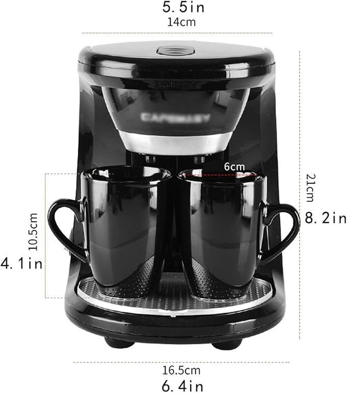 JITUIHOM Fully Automatic Coffee Machine for Home and Office - Portable Espresso Maker with Filter Function (110V)(220v)