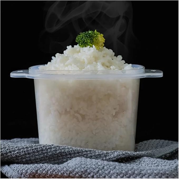Multifunctional Microwave Rice Cooker Steamer For Soup &amp Bento Lunch Box