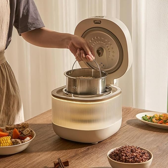 1-3 Person Non-Stick Electric Rice Cooker - 0 Coating Intelligent Porridge Pot &amp Rice Maker