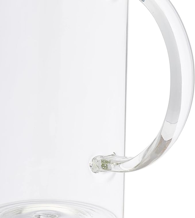 Relaxdays Coffee Maker Manual Press Pot Strainer Insert 600 ml Glass &amp Stainless Steel Transparent/Silver 80% glass 20% stainless steel