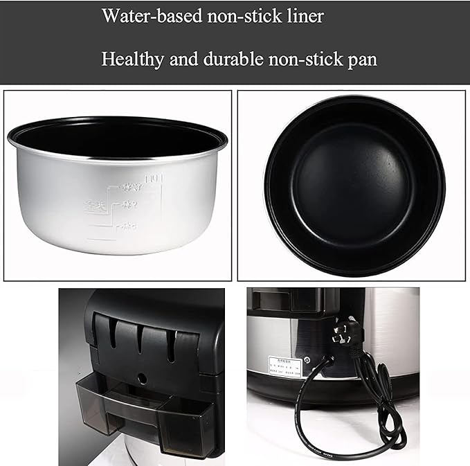 Household Electric Rice Cooker Commercial Non-Stick Large Automatic Keep Warm For Hotels Restaurants Canteens For 10-25 People