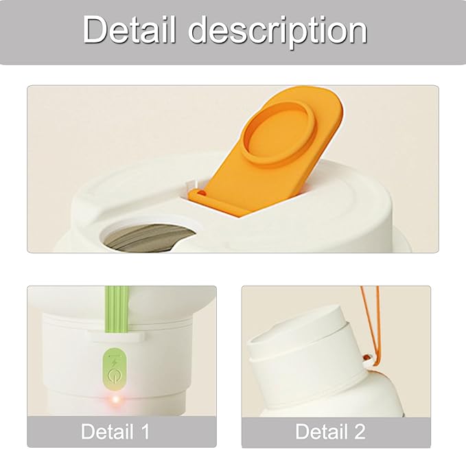 PANGBOER 850ML Electric Juicer Portable Juicer Blenders Rechargeable Multifunction Fruit Mixer Machine Juicer Maker Blenders Cup