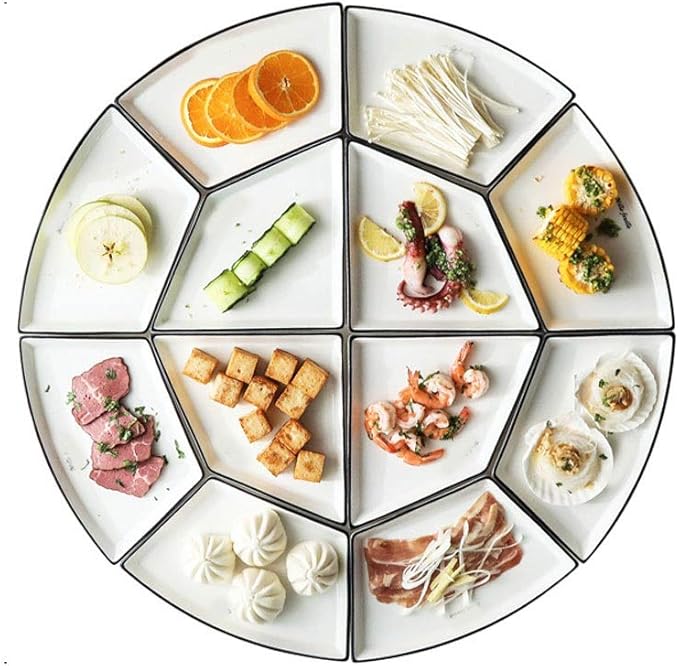 Elegant Dinnerware Set Dinner Plates Bowls Set Luxurious Dinnerware Full Service Set Bpa-Free Dishwasher Safe Best For Indoor And Outdoor Party