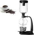 Tabletop Glass Siphon Pot Vacuum Technology Syphon Coffee Maker with Hot Tea Maker Machine Large Capacity &amp Perfect for Serving 3-4 Guests Heat-resistant -30°C To 180°C for Home and Office