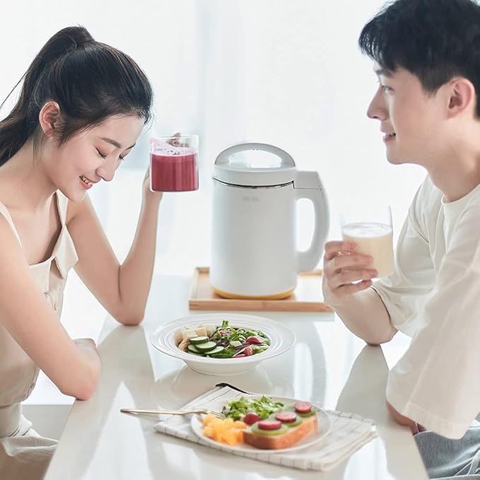 Soybean Milk Maker Automatic Hot Soy Milk Maker Stainless Steel SOYA Bean Machine Juice