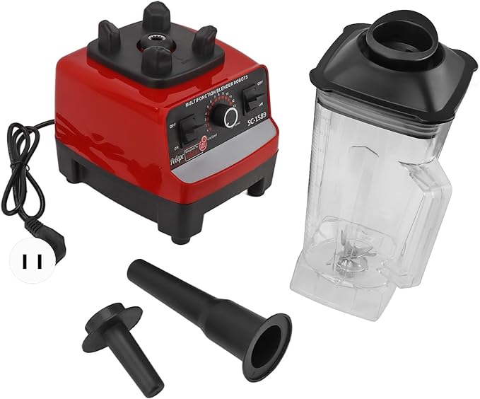 Countertop Blender Smoothie Blender 15 Speed Large Capacity Multi Function Food Processor for Smoothies Ice and Frozen Fruit for Home Kitchen Use