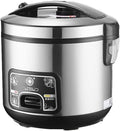 Rice Cookers Small 304 Stainless Steel Non-Stick Inner Pot 2/3/4/5L Rice Cooker with Cook/Warm Function with Measuring Cup3L(4L)
