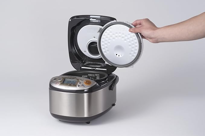 Zojirushi NS-LHC05 Micom Rice Cooker &amp Warmer Stainless Dark Brown 3 Cups Uncooked