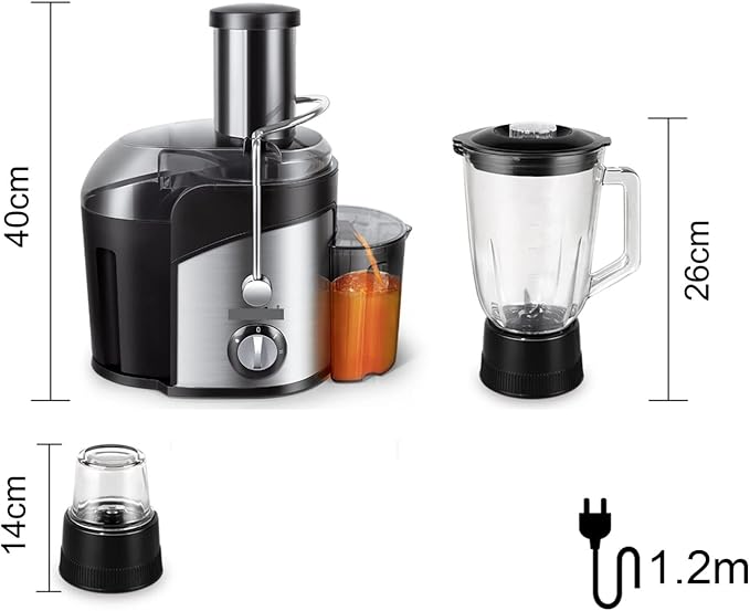 Juicer Machine 800W Blender Maker Extractor Machine Home Kitchen Watermelon Fruit Squeezer (Juicer AU)