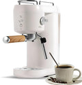 Electric Coffee Machine with Automatic Milk Frothing System 1400W 20Bar Mini Coffee Maker with Portafilter Single and Double Serve Filter Basket Smart Brew for Latte Espresso Cappuccino