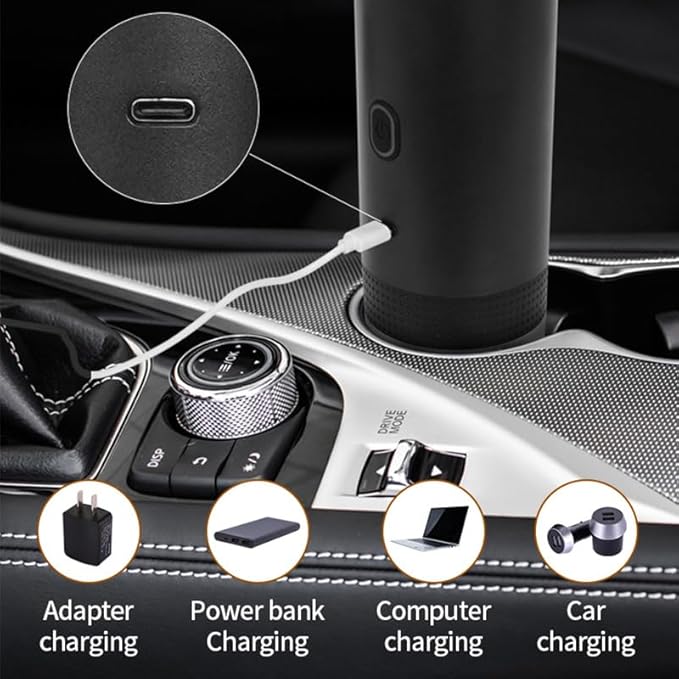 Portable Espresso Machine 3-in-1 Coffee Maker with Self‑Heating Nespresso Machine for NS Capsule &amp Ground Coffeefor Travel Portable Expresso Machines for Home Camping Car Hiking Office