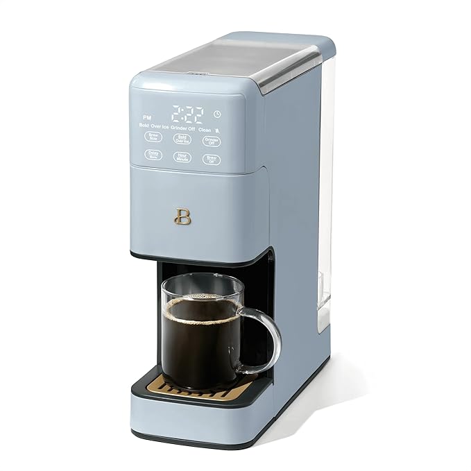 Single-Serve Coffee Maker with Built-in Burr Grinder | Programmable Grind &amp Brew Coffee Machine | 6 Cup Sizes 3 Strength Settings | 64 oz Reservoir &amp Exact-Xtract Technology