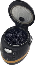 Commercial Pearl Cooker 8 Liter Boba Cooker Machine with Digital Timer 1200W Automatic Keep Warm 6 Hours for Tapioca Sago Milk Tea Shop Black 110V US Standard
