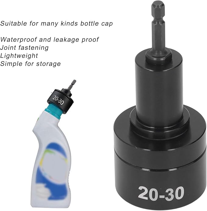 Electric Bottle Capping Machine Bit Electric Cap Sealing Head20-30mm/0.8-1.2in Good Sealing Bottle Capper Automatic Capping Machine Accessory for Working