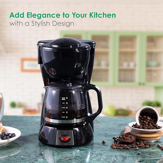 Coffee Maker Borosilicate Glass Carafe Anti-Drip System Fitered Water Drip Coffee Tank