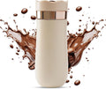 Dioche Portable French Press Travel Mug 320ml Stainless Steel Double Wall Insulated Coffee Maker for Ground Coffee and Tea Leaves - No Leak HotCold Brew | Perfect for Outdoor Activities (#2)