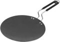 Theglobalstore stainless Steel Iron Tawa Black Kitchen Essentials Cookware Chapati Tawa 1 Piece