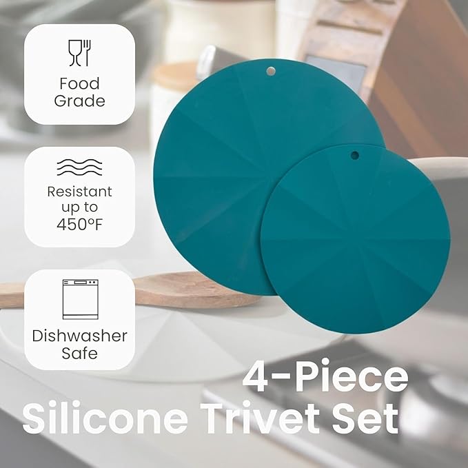 Larder &amp Vine 21 Piece Cookware Set (Bondi) | Dutch Oven Utensil Set Saucepan Skillet and Trivets