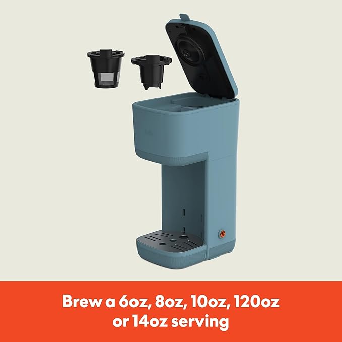 Single Serve Coffee Maker with Reusable Filter and Compact Countertop Design Personal Pod-Free Coffee Machine for Everyday Home Brewing – Bella Kitchen Collection