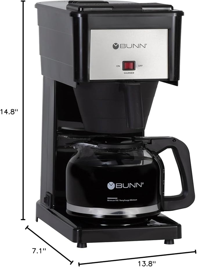 BUNN GRBD Velocity Brew High Altitude Original 10-Cup Home Brewer Black