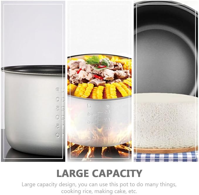 Cabilock Rice Cooker Liner Non Stick Inner Pot Rice Cooker inside Pot Electric Cooker Accessories for Home Kitchen Shop
