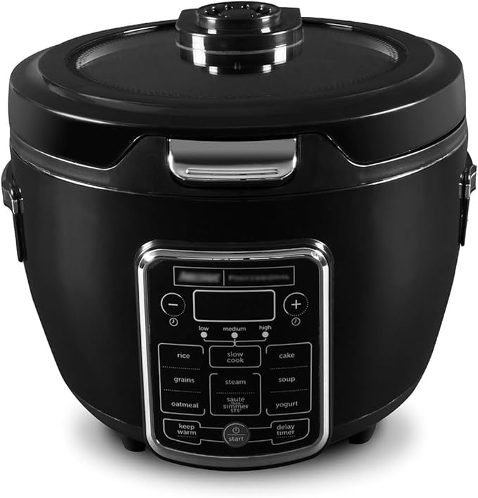 GRFIT Multifunctional Rice Cookers Grain Oatmeal Slow Cooker Saute Steam Timer 10 Cup Uncooked/20 Cup Cooked (Color : A) jinyi2016SHOP-1998