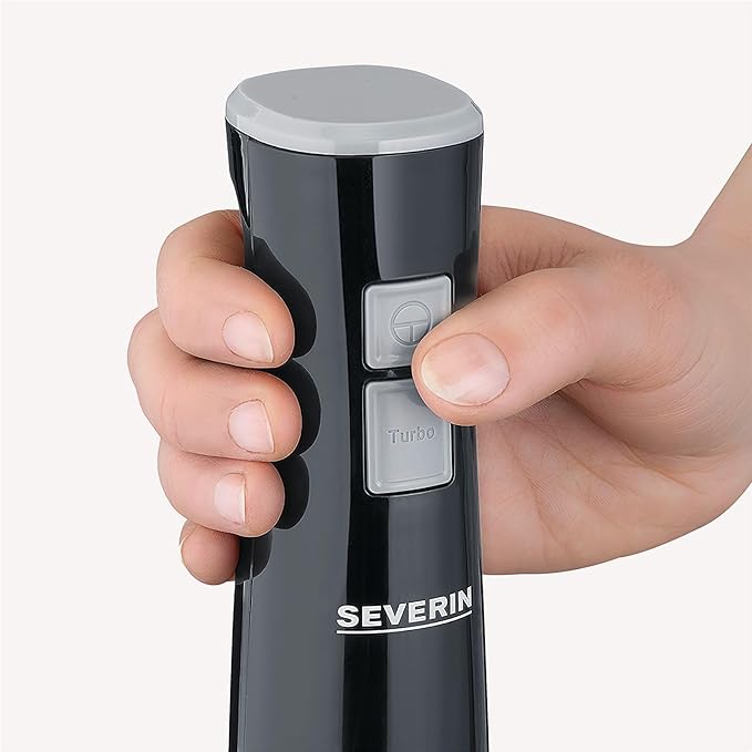 SEVERIN - Hand blender with Turbo function up to 13000 RPM. 170 W. Black/Grey. SM 3770