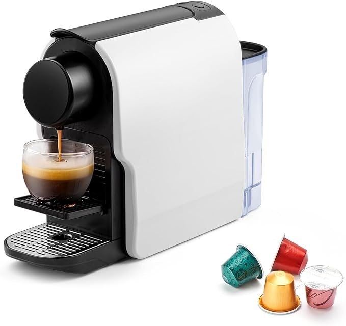 Mini Espresso Machine Compatible for NS Original Line Pods Compact Capsule Coffee Maker with 20 Bar High Pressure Pump 22 oz Removable Water Tank