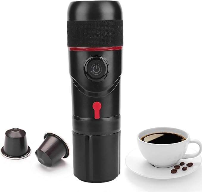 Portable Coffee Maker Home Car Dual Use Self Heating Coffee Maker for Outdoor Travel USB/Cigarette Lighter