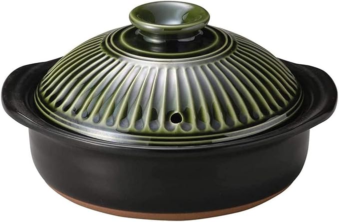Pots Set Japanese Hot PotClay Rice CookerRound Ceramic CasseroleHeat-Resistant Earthenware Rice PotSlow Stew PotStovetop Ceramic CookwareStockpot