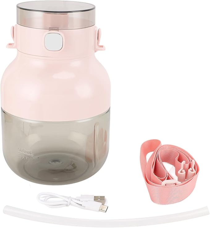 Portable Juicer Cup Juicer Cup with 1L Capacity 70W Powerful Blending Low Noise USB Blender for Travel Office Gym Personal Blender Juice Cup Blender for Shakes and Smoothies