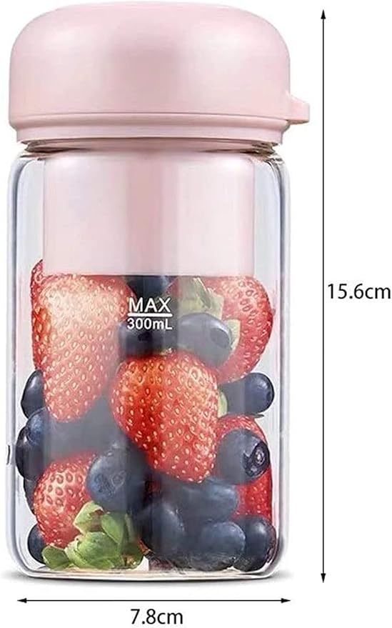 Portable Blender One-Handed Drinking Mini Blender for Shakes and Smoothies 17 oz Personal Blender with Rechargeable USB Made with BPA-Free Material Portable Juicer