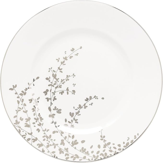 Kate Spade New York Gardner Street Platinum Dinner Plate 1.50 LB