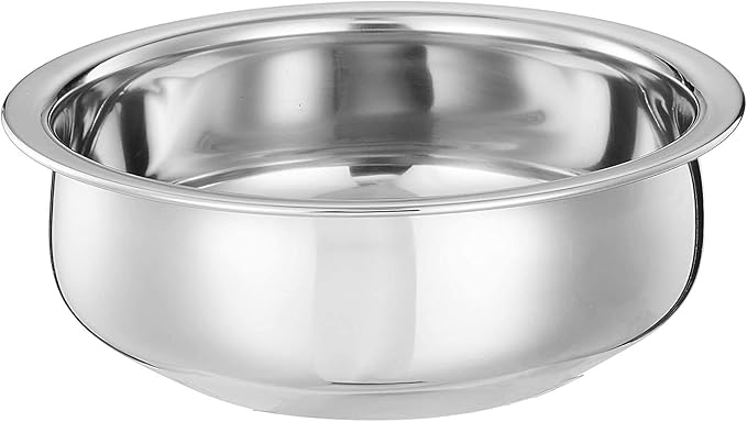 Cos route Stainless Steel Handi Set (4 Pieces 800ml 1100ml 1400ml and 1800ml) Cookware Set Steel Handi Set