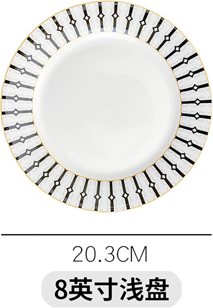 tableware set bone china dinnerware set 24-piece dish set for 6 cups and plates sets for kitchen dinner plate set round plates round plates dinnerware sets