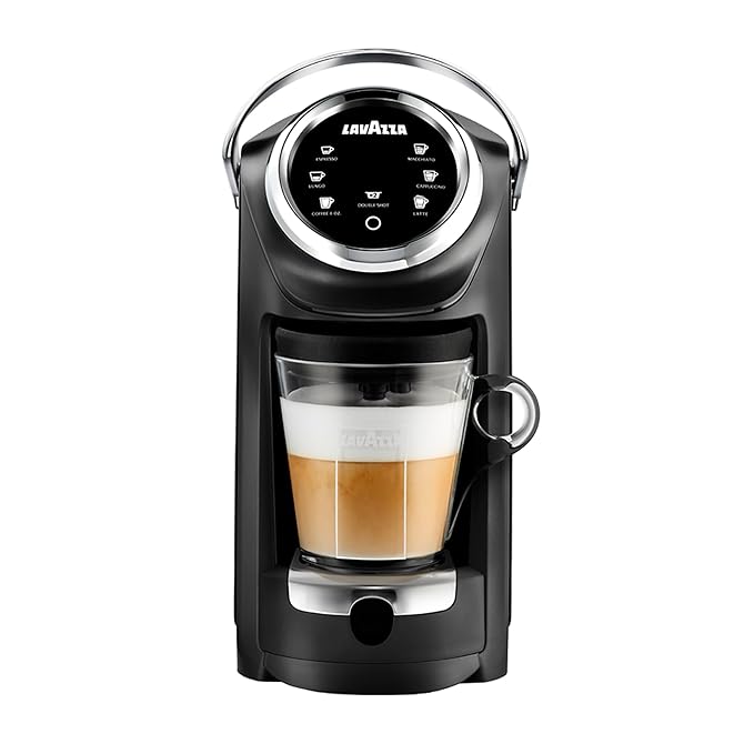 Lavazza Expert Coffee Classy Plus Single Serve ALL-IN-ONE Espresso &amp Coffee Brewer Machine - LB 400 - (Includes Built-in Milk Vessel/Frother)