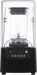 Commercial Blender2600W Stainless Steels Countertop Blender with Soundproof Cover 23000r/Min High Speed Smoothie Maker with 5 Time Settings 0.48Gal Automatic Smoothie Maker for Fruit Juice