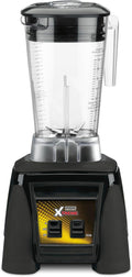 Waring Commercial MX1000XTX 3.5 HP Blender with Paddle Switches Pulse Feature and a 64 oz. BPA Free Copolyester Container 120V 5-15 Phase Plug Black