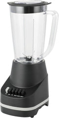 Countertop Blender 6 Speed for Chop Mix Grate Blend Liquefy Pulse 48 Ounce Jar Self Cleaning Dishwasher Safe 500 Watt Black