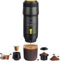 Portable Espresso Maker with Intelligent Anti-Dry Burn25Bar Self-Heating 7Min Electric Mini Coffee Makercompatible with NS/DG Capsules &amp Ground Coffee for TravelRVOffice &amp Home