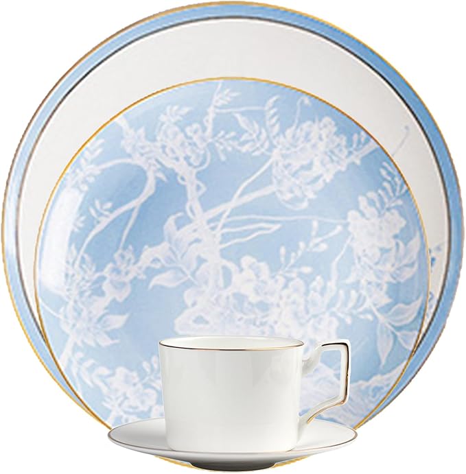 8 piece bone china dinnerware set dishes set for 2 elegant coffee cups and plates sets for party dinner christmas for mom and grandmother Modern minimalist design