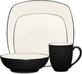 Noritake Colorwave Graphite 4-Piece Square Place Setting Service for 1