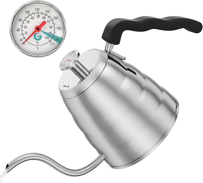 Coffee Gator Pour Over Coffee Maker 27oz 800ml Gooseneck Kettle 40oz Stainless Steel