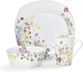 Mikasa Wildflower Garden 16-Piece Dinnerware Set Service For 4