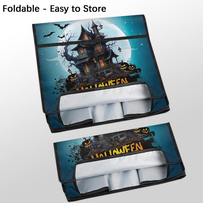 cfpolar Kitchen Aid Mixer Cover Compatible with 6-8 Quarts Halloween Bat Castle Moon Stand Mixer Cover Kitchen Aid Mixers Accessories Appliance Organizer Bag Dust Covers with Zipper Pocket
