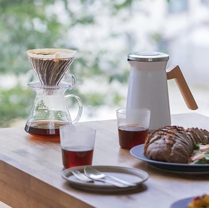 Hario Simply Hario V60 Glass Pour Over Coffee Set Size 02