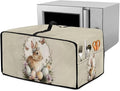 Toaster Oven Dust Cover Bunny Easter Egg Printed Bread Maker Cover Machine Washable Covers with Side Pockets Kitchen Small Appliance Protector Easter Decor S